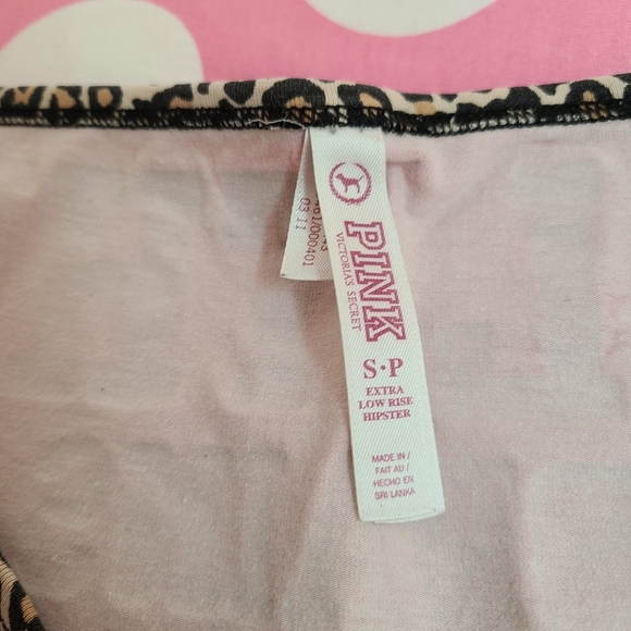 Rare VTG VS PINK Extra Low Rise Graphic Cotton Hipster Panty Size Sm - Picture 5 of 5